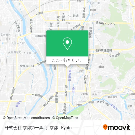 株式会社 京都第一興商地図