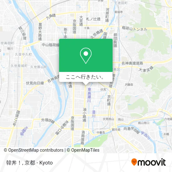 韓丼！地図
