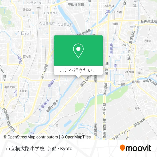 市立横大路小学校地図