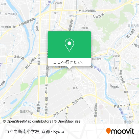 市立向島南小学校地図