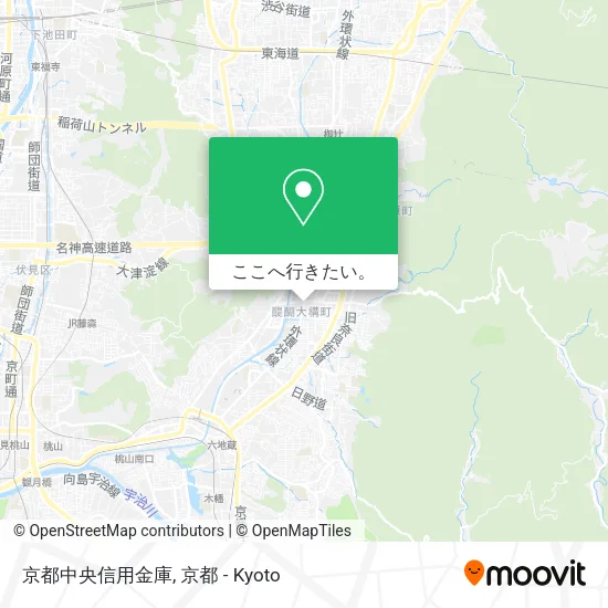 京都中央信用金庫地図