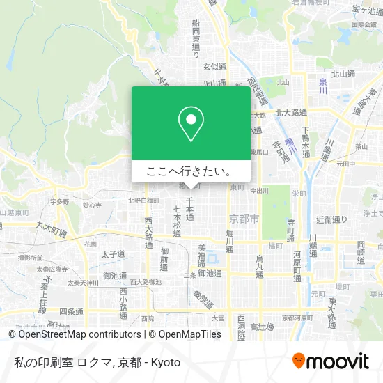 私の印刷室 ロクマ地図