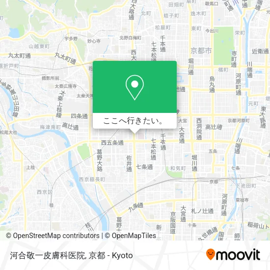 河合敬一皮膚科医院地図