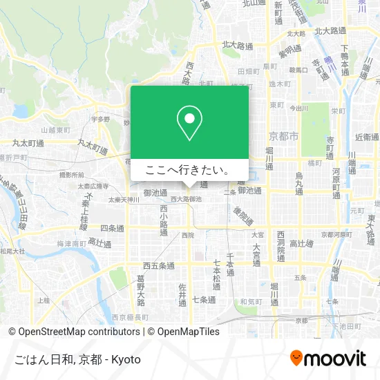 ごはん日和地図