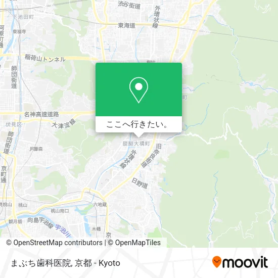 まぶち歯科医院地図