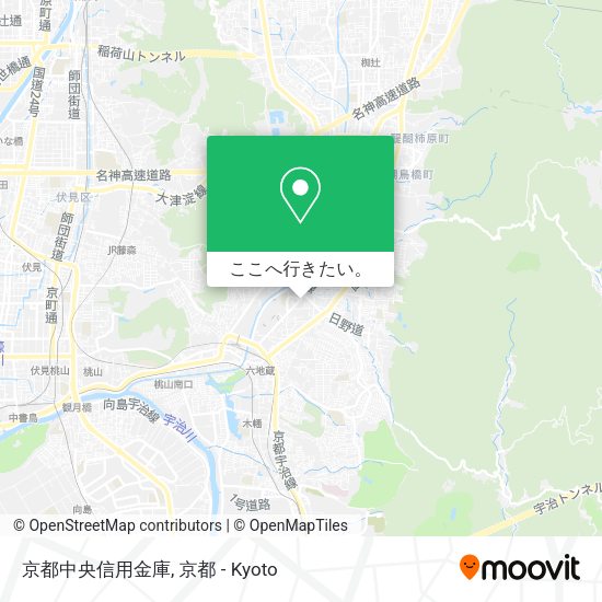 京都中央信用金庫地図