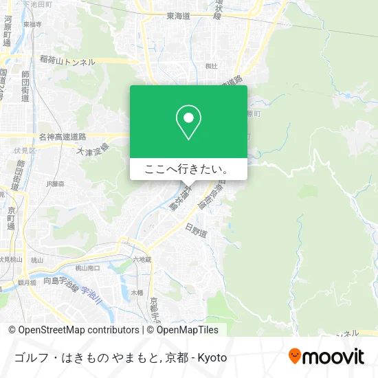 ゴルフ・はきもの やまもと地図
