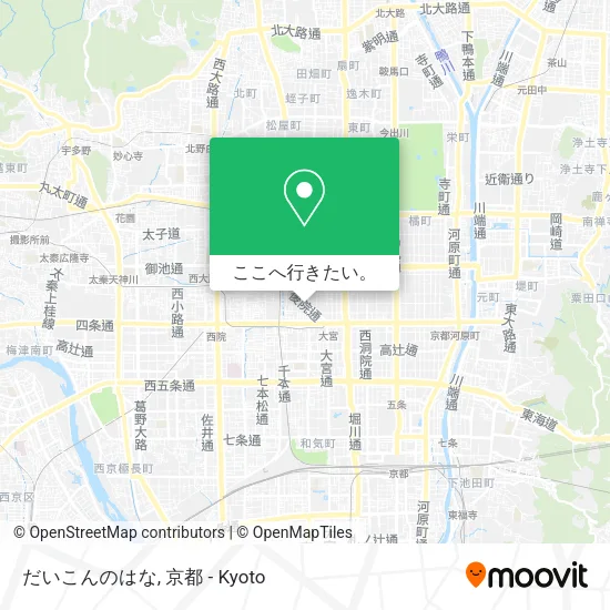 だいこんのはな地図