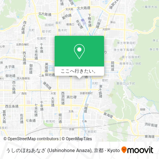 うしのほねあなざ (Ushinohone Anaza)地図