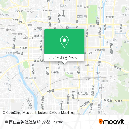 島原住吉神社社務所地図