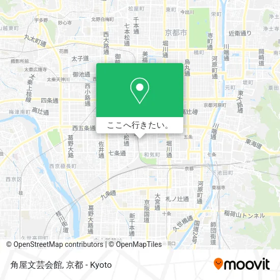 角屋文芸会館地図
