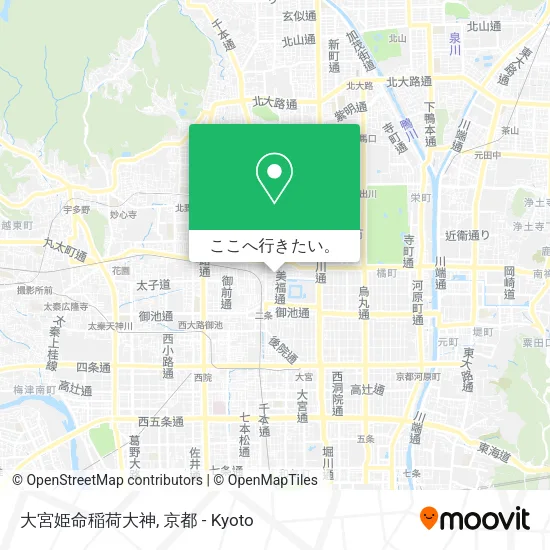 大宮姫命稲荷大神地図