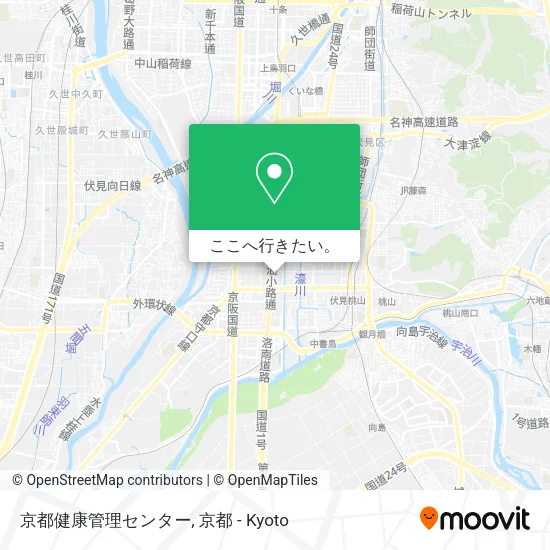 京都健康管理センター地図