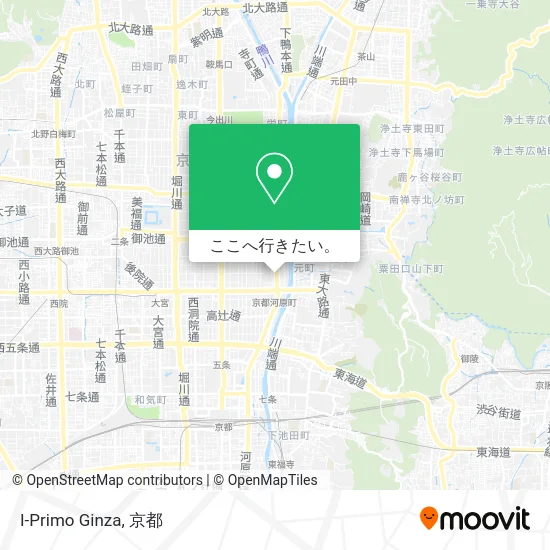 I-Primo Ginza地図