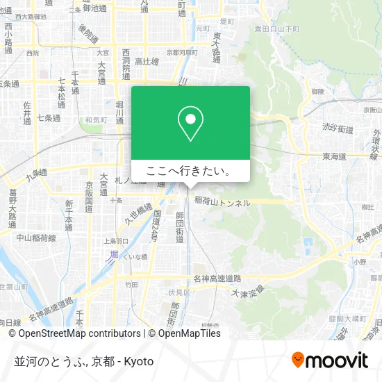 並河のとうふ地図