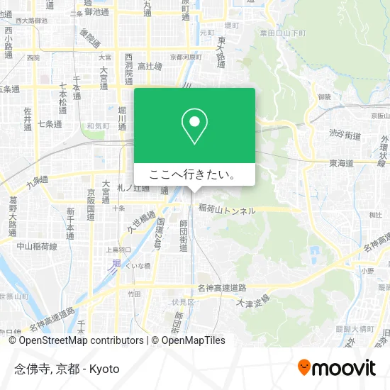 念佛寺地図