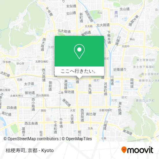 桔梗寿司地図