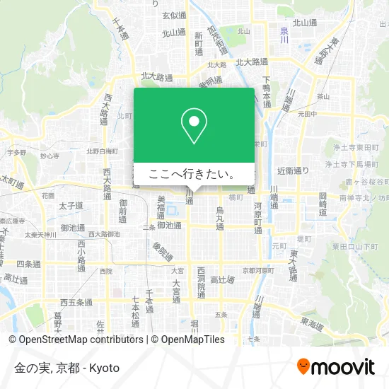 金の実地図