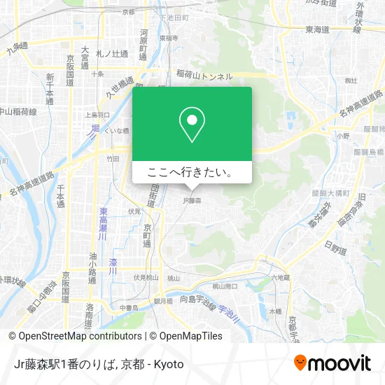 Jr藤森駅1番のりば地図
