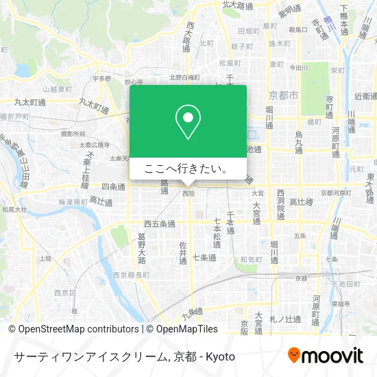 サーティワンアイスクリーム地図