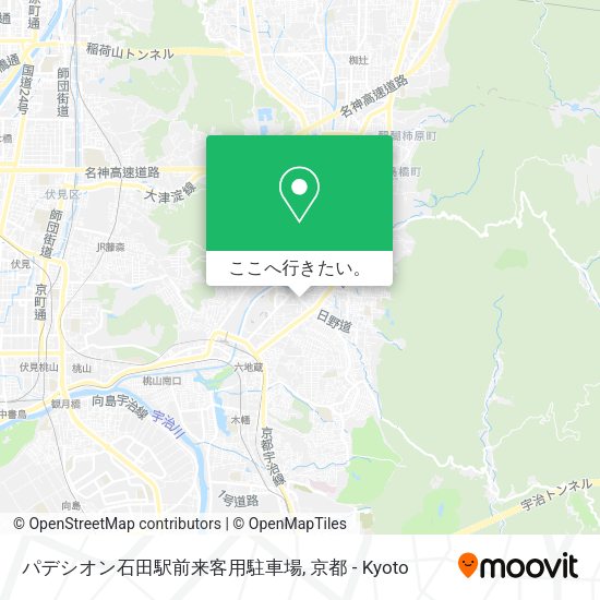パデシオン石田駅前来客用駐車場地図