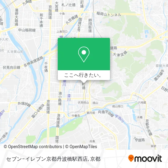 セブン−イレブン京都丹波橋駅西店地図