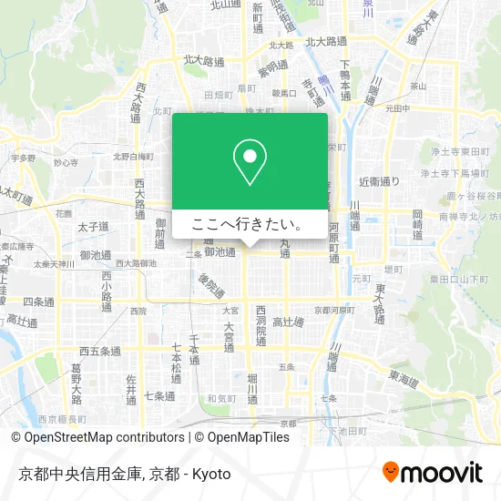 京都中央信用金庫地図