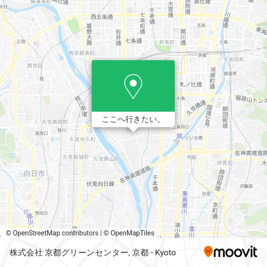 株式会社 京都グリーンセンター地図
