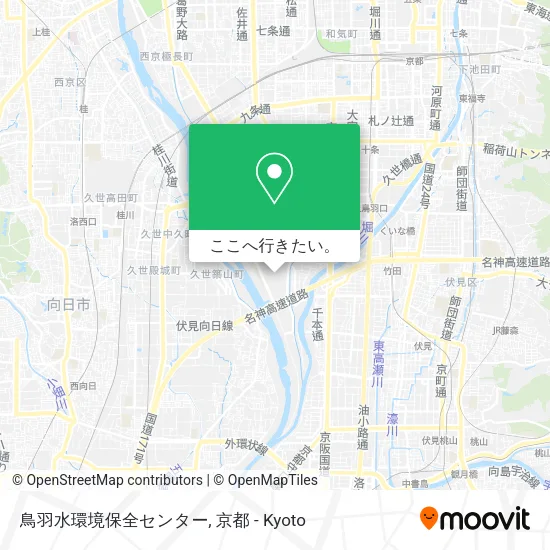 鳥羽水環境保全センター地図
