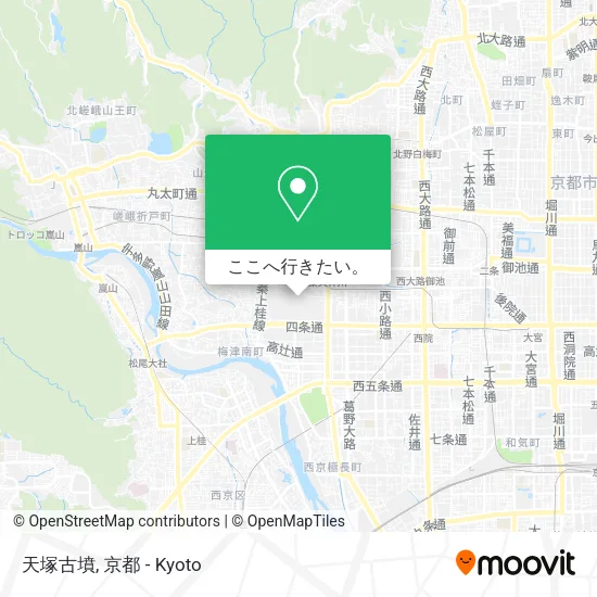 天塚古墳地図