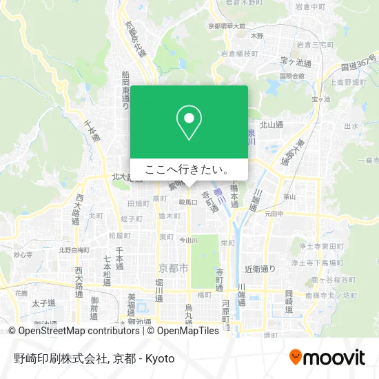 野崎印刷株式会社地図