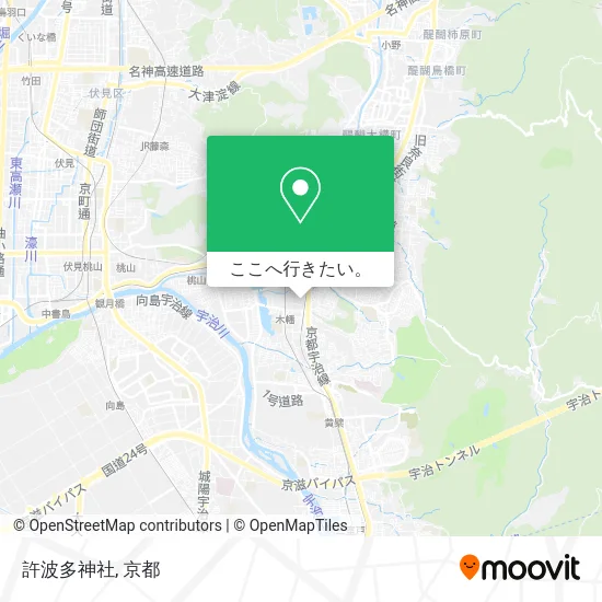 許波多神社地図