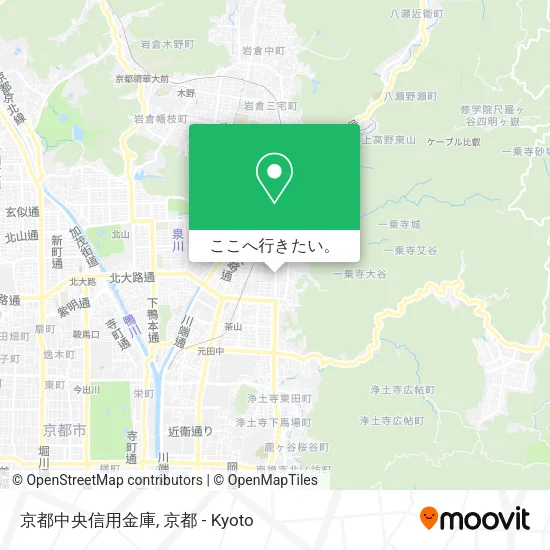 京都中央信用金庫地図