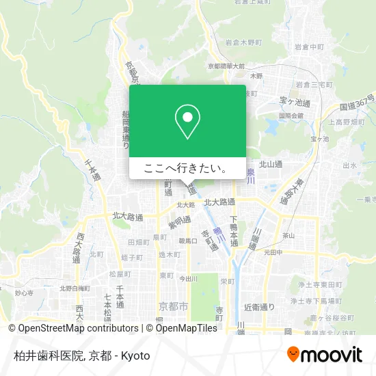 柏井歯科医院地図