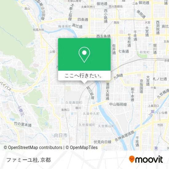 ファミーユ桂地図