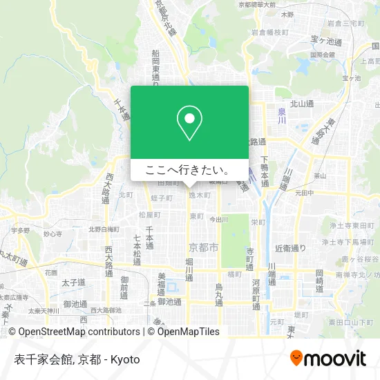 表千家会館地図