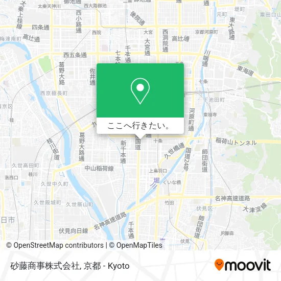 砂藤商事株式会社地図