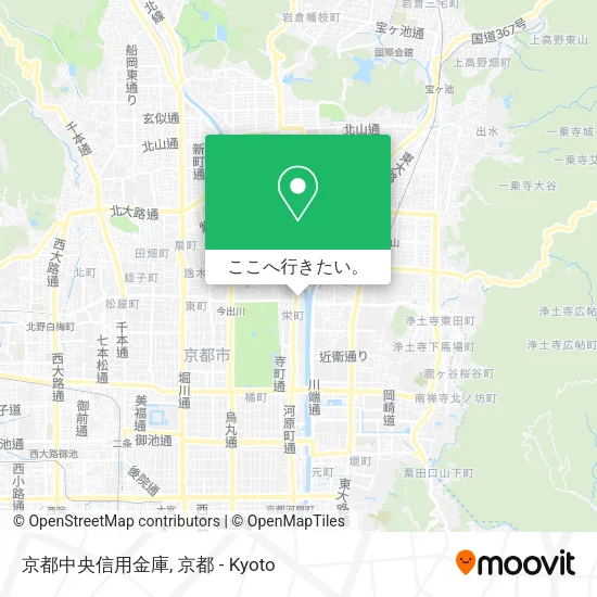 京都中央信用金庫地図