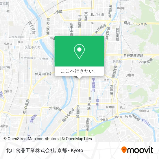 北山食品工業株式会社地図