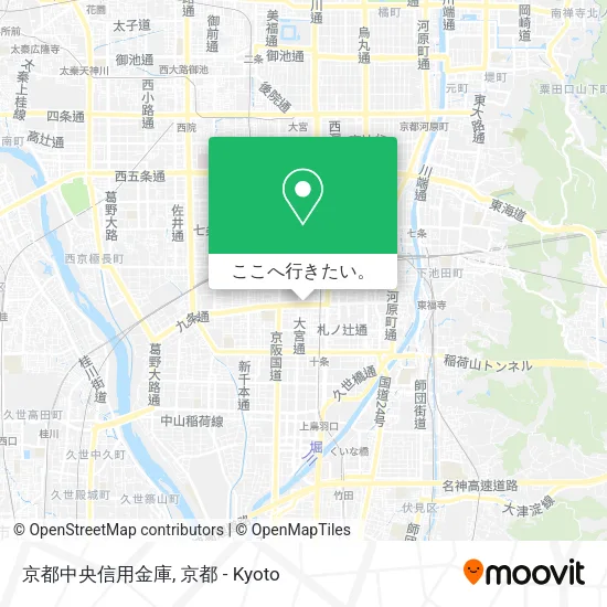 京都中央信用金庫地図