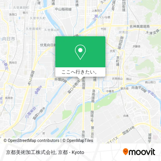 京都美術加工株式会社地図