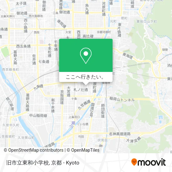 旧市立東和小学校地図