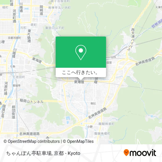 ちゃんぽん亭駐車場地図