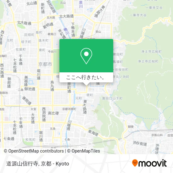 道源山信行寺地図