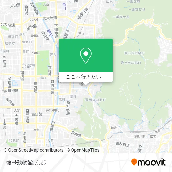 熱帯動物館地図