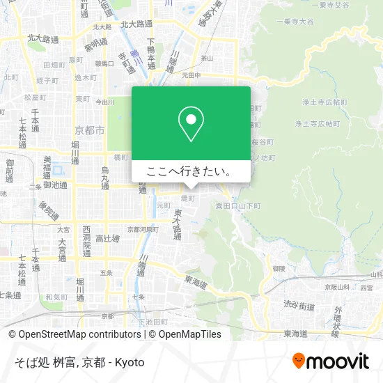 そば処 桝富地図
