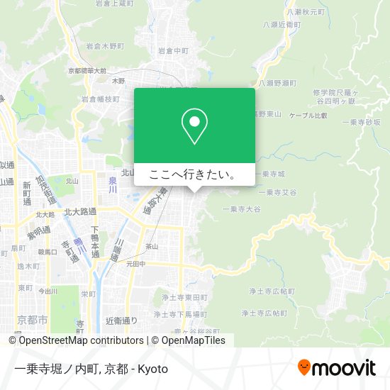 一乗寺堀ノ内町地図