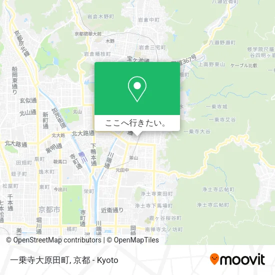一乗寺大原田町地図