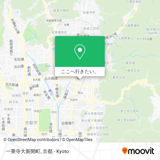 一乗寺大新開町地図