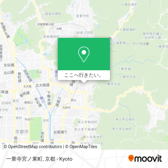 一乗寺宮ノ東町地図